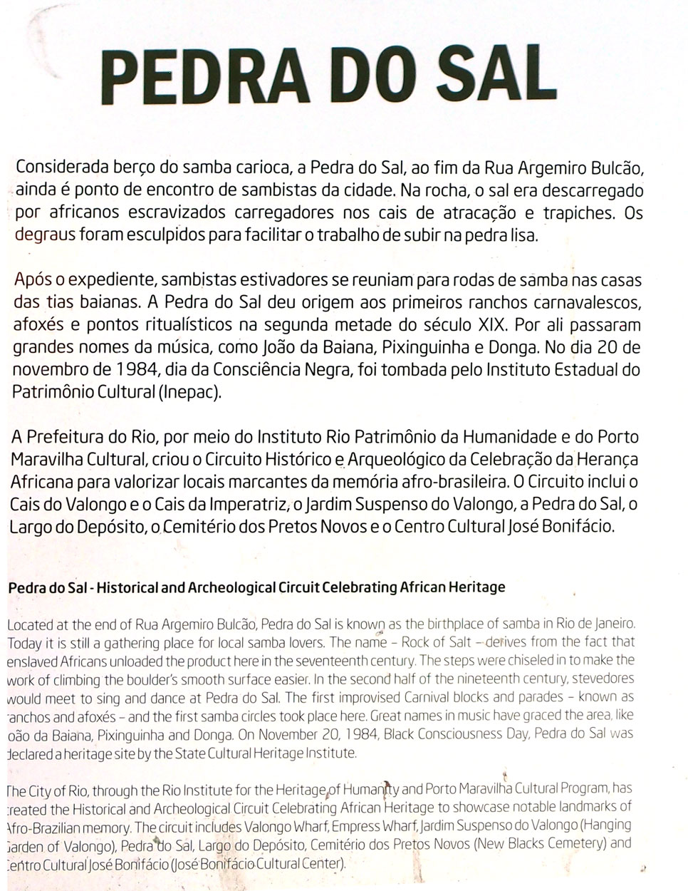 2016-01-31 02 Desfile Escravos da Praca de Maua (Audio, Video + Foto)